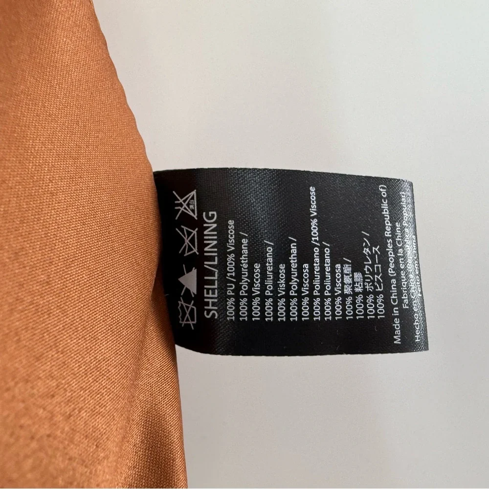 NWT Anthropologie Urban Originals Vegan Royal Buckle Slouchy Tote Golden Tan - Picture 10 of 10
